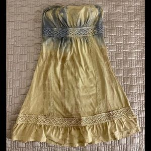 Guess strapless dress